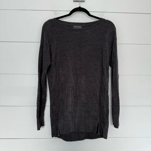 Barefoot Dreams Women’s Extra Small Grey Cozychic Light Pullover Sweatee - Picture 1 of 5